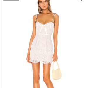 Lottie lace bustier superdown dress